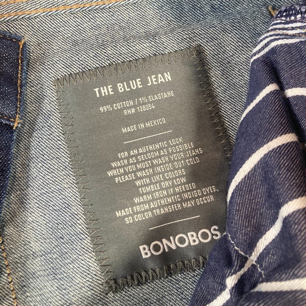 EUC! Two Pair Bonobos The Blue Jean Men's Jeans, Light & Dark Wash, Sz. 36 X 36 - Picture 14 of 16